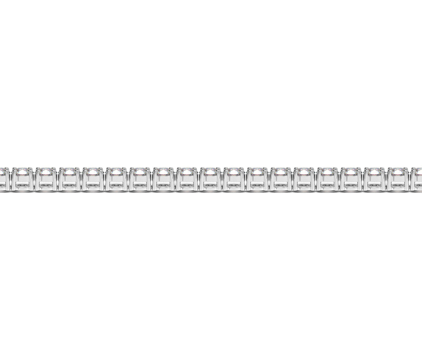 5 Carat Tennis Bracelet – Lab Grown Round Diamonds in 14K White Gold (F-G, VS2-SI1)