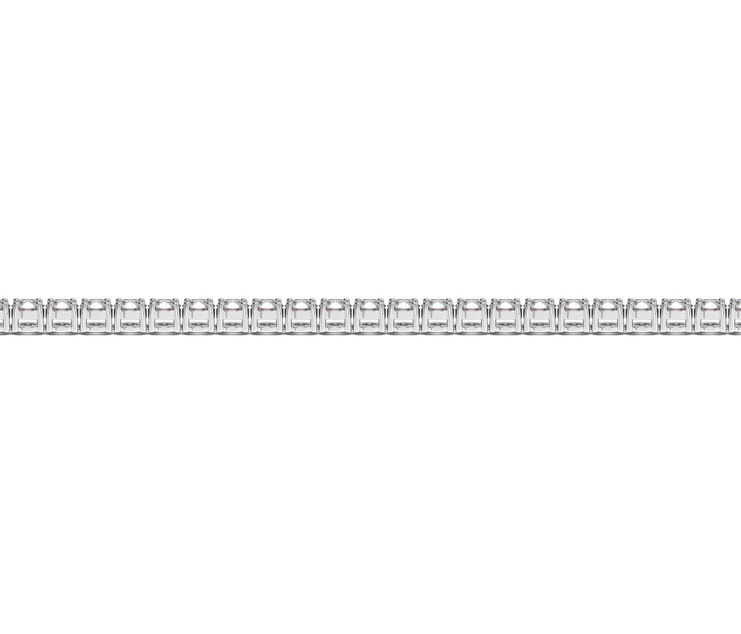3 Carat Tennis Bracelet – Lab Grown Round Diamonds in 14K White Gold (F-G, VS2-SI1)