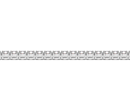 10 Carat Lab Diamond Tennis Bracelet in 14k White Gold