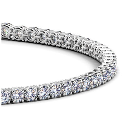 3 Carat Tennis Bracelet – Lab Grown Round Diamonds in 14K White Gold (F-G, VS2-SI1)